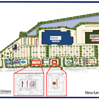 Plan of mall New Lenox Town Center