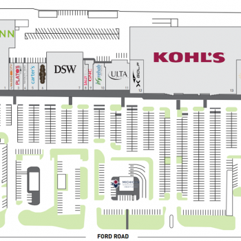 Plan of mall New Towne Plaza