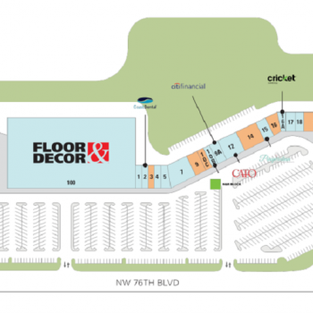 Plan of mall Newberry Square