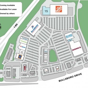 Plan of mall Newnan Pavilion