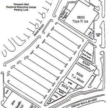 Plan of mall Newpark Plaza Shopping Center