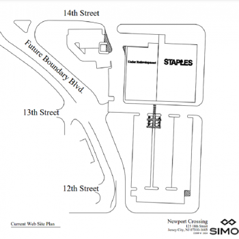 Plan of mall Newport Crossing