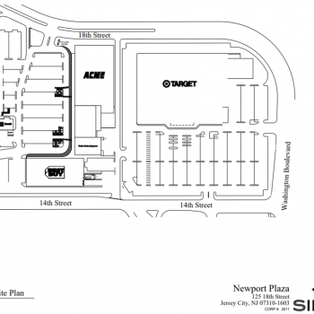 Plan of mall Newport Plaza