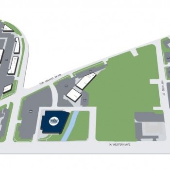 Plan of mall Nichols Hills Plaza