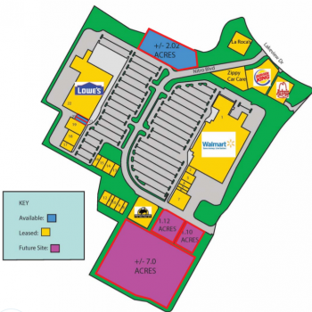 Plan of mall Nitro Marketplace