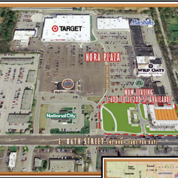 Plan of mall Nora Plaza