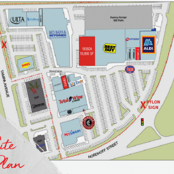 Plan of mall Nordhoff Plaza