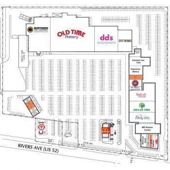 Plan of mall North Charleston Center