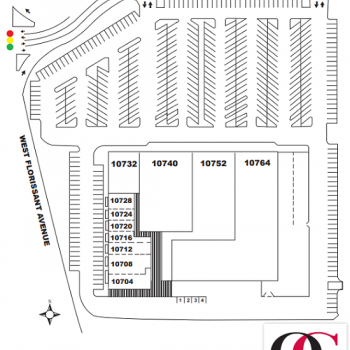 Plan of mall North County Square Shopping Center