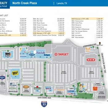 North Creek Plaza - store list, hours, (location: Laredo, Texas ...