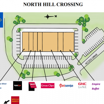 Plan of mall North Hill Crossing