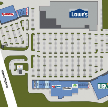 Plan of mall North Logan Commons