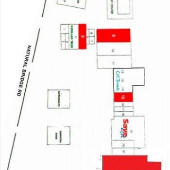 Plan of mall North Oaks Plaza