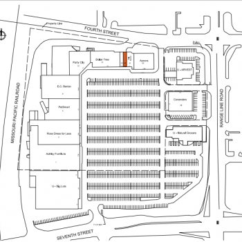 Plan of mall North Point Shopping Center