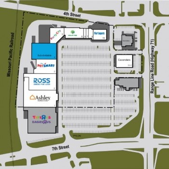 Plan of mall North Point Shopping Center