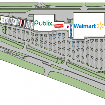 Plan of mall North Pointe Plaza