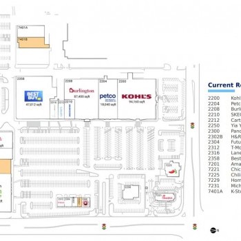 Plan of mall North Riverside Plaza