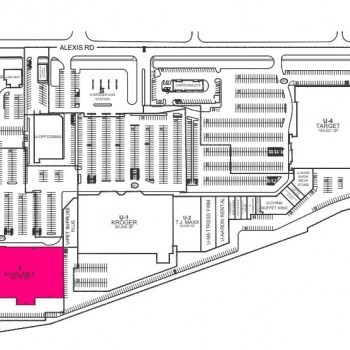 Plan of mall North Towne Commons