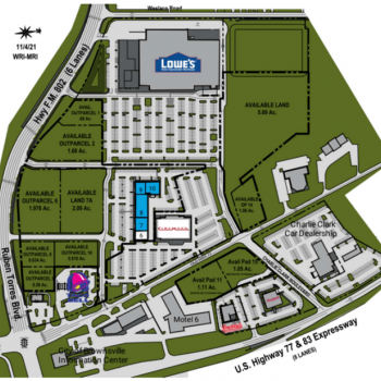 Plan of mall North Towne Plaza