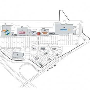 Plan of mall Northampton Crossings