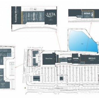 Plan of mall Northdale Promenade