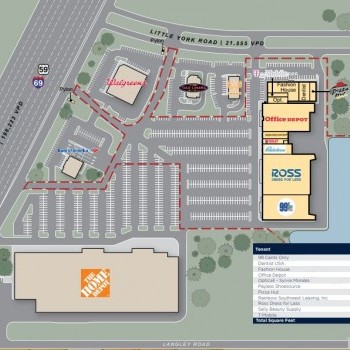 Plan of mall Northeast Marketplace