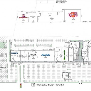 Plan of mall Northeast Shopping Center