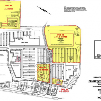 Plan of mall Northern Lights Shopping Center