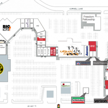 Plan of mall Northgate Plaza