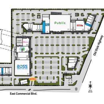 Plan of mall Northridge Shopping Center