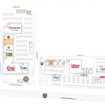 Plan of mall Northshore Plaza