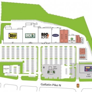 Plan of mall Northside Marketplace