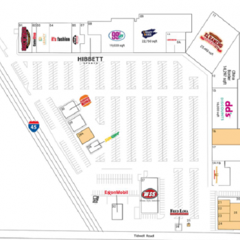 Plan of mall Northtown Plaza