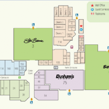 Plan of mall Northtowne Mall