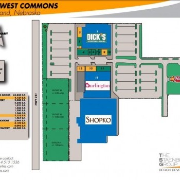 Plan of mall Northwest Commons
