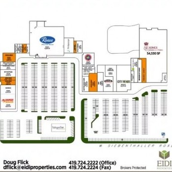 Plan of mall Northwest Shopping Plaza