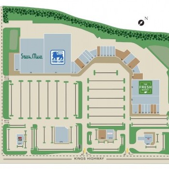 Plan of mall Northwood Plaza