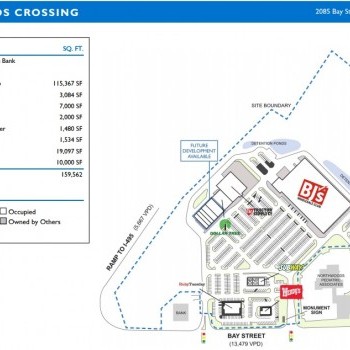 Plan of mall Northwoods Crossing