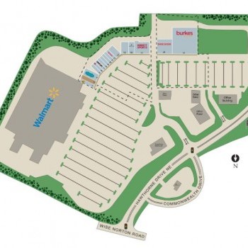 Plan of mall Norton Commons