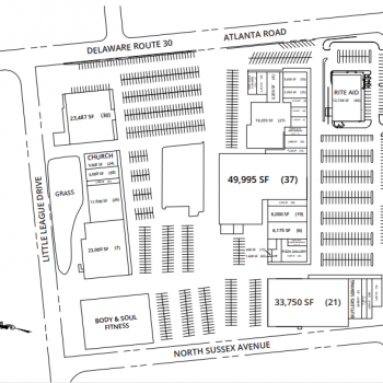 Plan of mall Nylon Capital Shopping Center