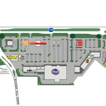Plan of mall Oak Grove Plaza