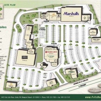 Plan of mall Oakbrook Village