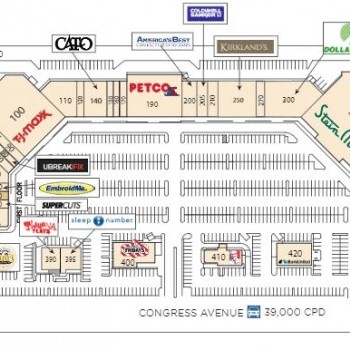 Plan of mall Oakwood Square