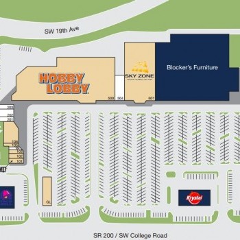 Plan of mall Ocala West