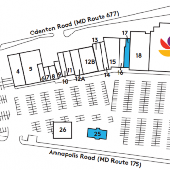 Plan of mall Odenton Shopping Center