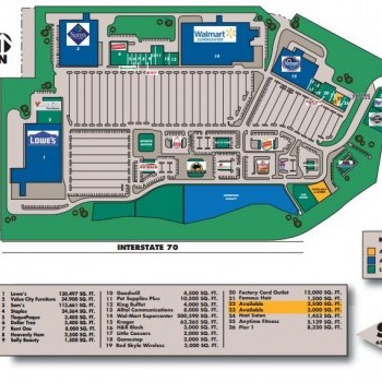 Plan of mall Ohio Valley Plaza