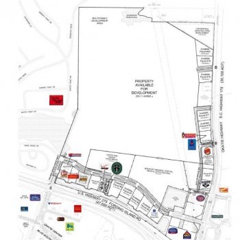Plan of mall Okatie Crossing