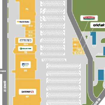 Plan of mall Omache Shopping Center 