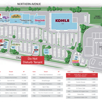 Plan of mall Oracle Crossings