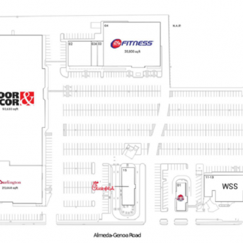 Plan of mall Orange Grove